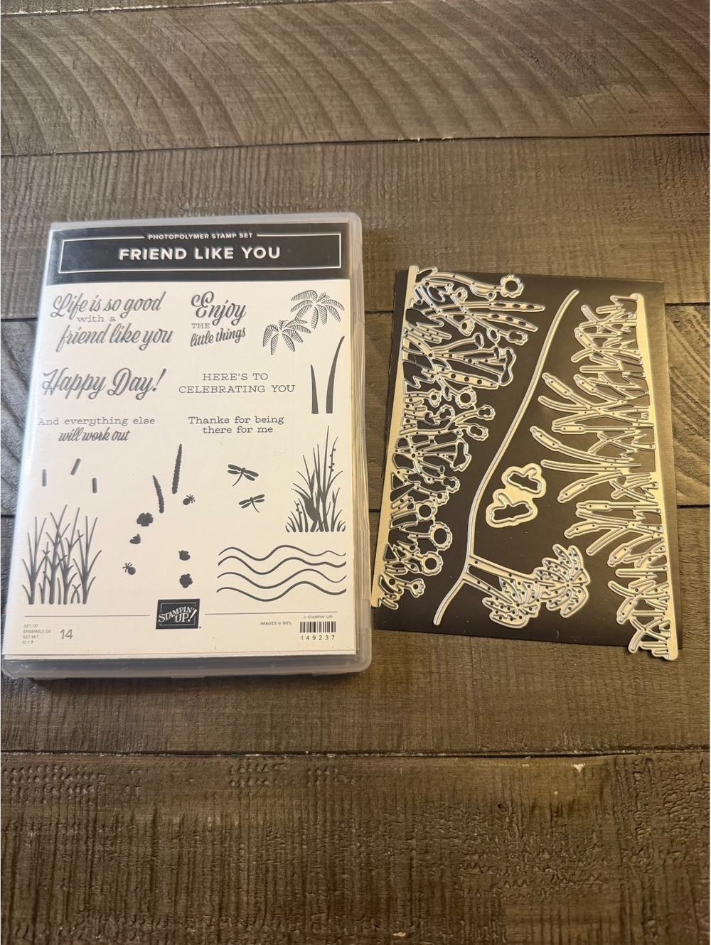Stampin’ Up Friend Like You stamp set and Friendly Silhouettes Dies die cut set